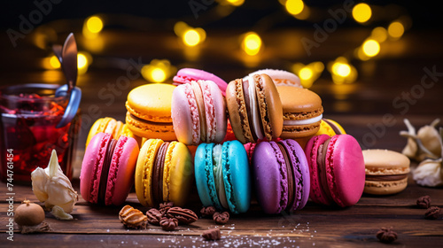 A Symphony of Sweetness Colorful Macarons