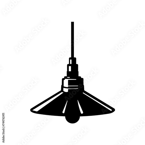  hanging lamp - vector illustration