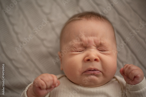 3 months old baby sneezing