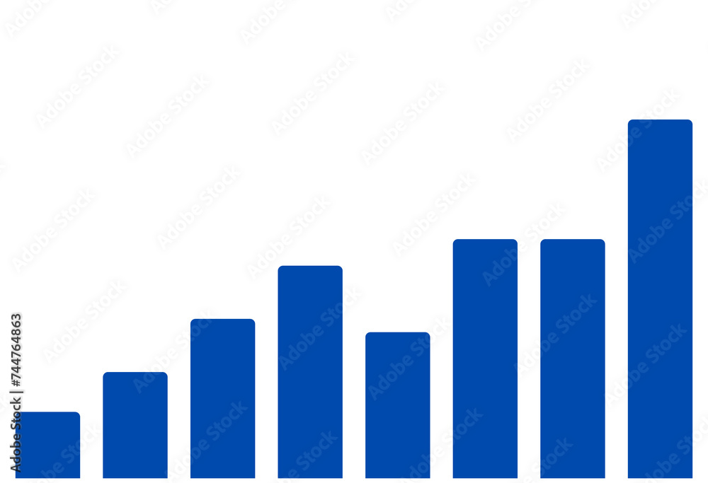 business growth in bar graph, data in bar graph, bar graph up down ...