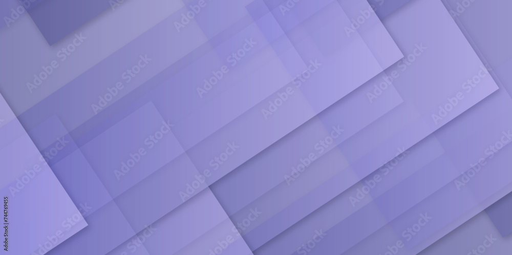 Obraz premium Abstract purple color triangle and square shape in modern pattern background .Abstract seamless modern purple color transparent technology concept geometric line vector background design .