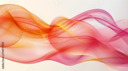 Colorful smooth wavy lines create a dynamic wave background suitable for presentations in fashion or business contexts.