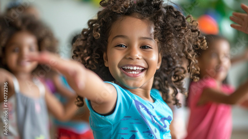 A music and movement class where kids explore rhythm and self-expression through dance and song — Love and Respect, Care and Development, Recognition and Perfection