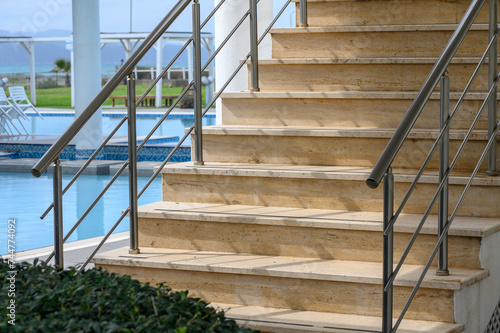 staircase near the pool in a residential complex 2