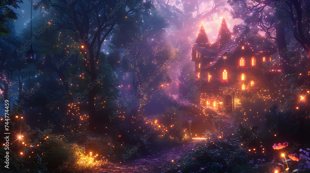 enchanted house in the forest enchanted house in the forest