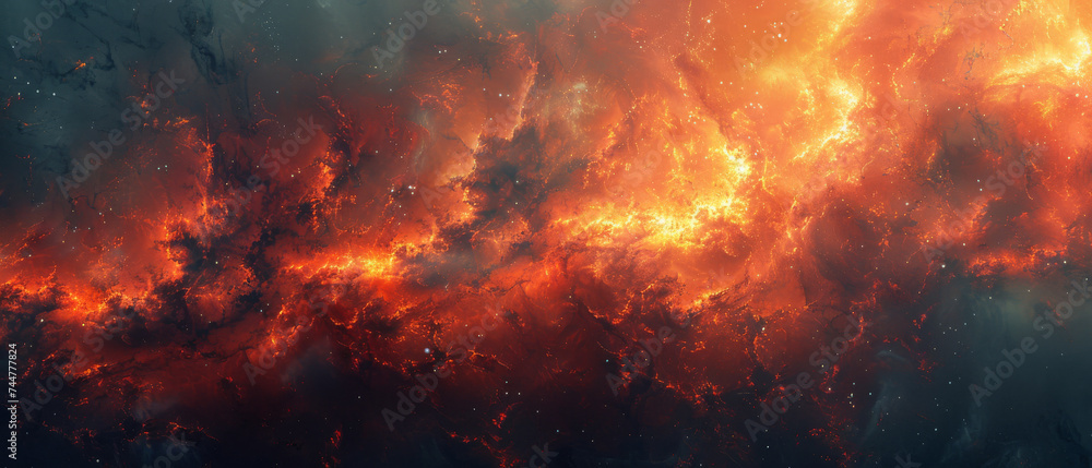 Massive Fire Raging in the Sky Massive Fire Raging in the Sky