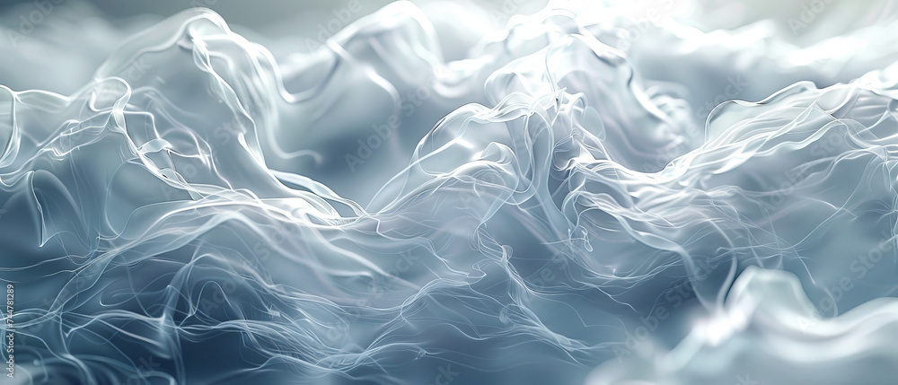 Abstract Depiction of a Mountain Range Abstract Depiction of a Mountain Range