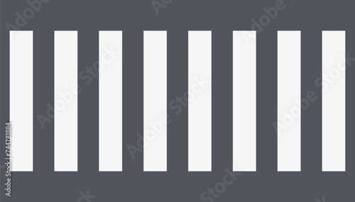 Top view of crosswalk on car road. City street with pedestrian crossing for safety walk. Vector background of black asphalt surface with white zebra lines road marking