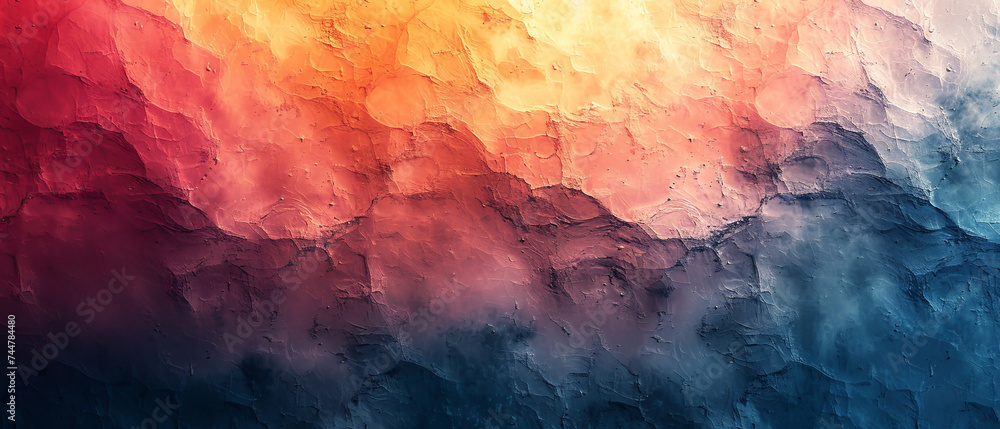 Abstract Background With Blue, Red, and Yellow Hues