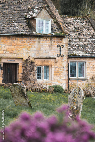 Beautiful Cottages in Snowshill Manor Village, Broadway, The Cotswolds, Gloucestershire