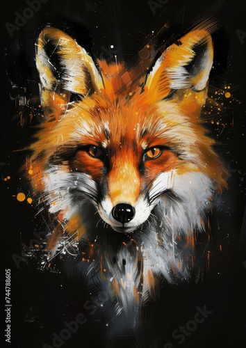 a head of a fox  © Rafa