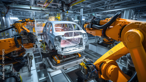 Advanced Automation: A Glimpse into GM's High-tech Robot Assisted Factory