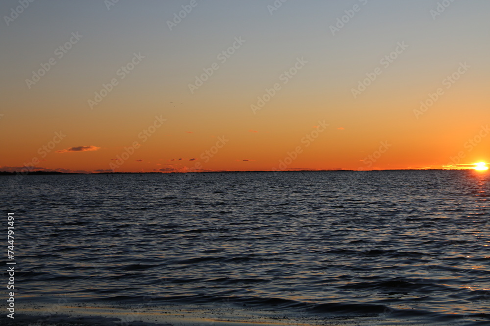Fototapeta premium Lac Vaccarès en Camargue
