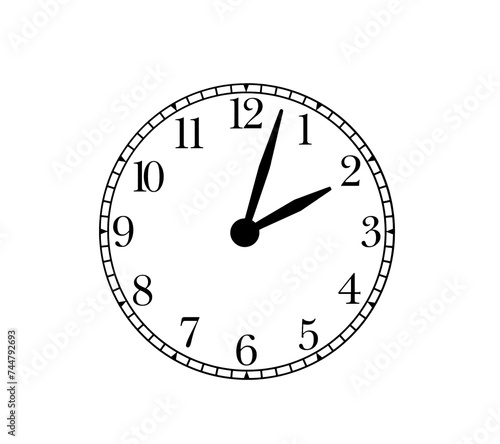 Transparent clock hands at 2 o'clock overlay, spring forward or daylight savings time concept