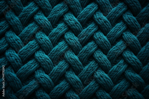 Blue wool with diagonal crossed pattern