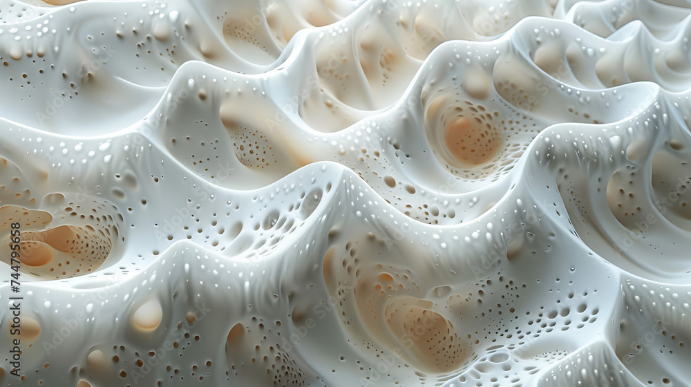 Close Up of White Surface With Holes Close Up of White Surface With Holes