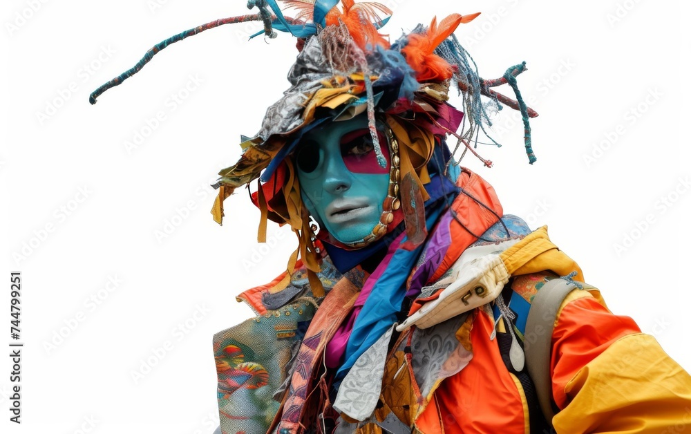 Vibrant Street Performer Costume