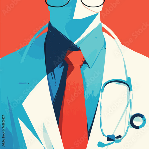 Doctor and Nurse Medical banner background vector for design