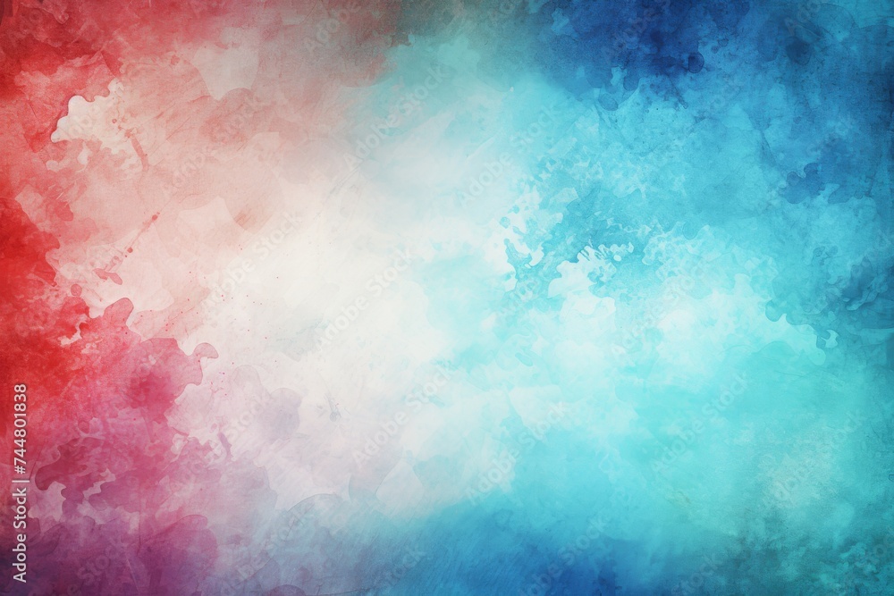 Textured Watercolor Gradient - A smooth transition of watercolor from warm to cool tones with a textured gradient effect.