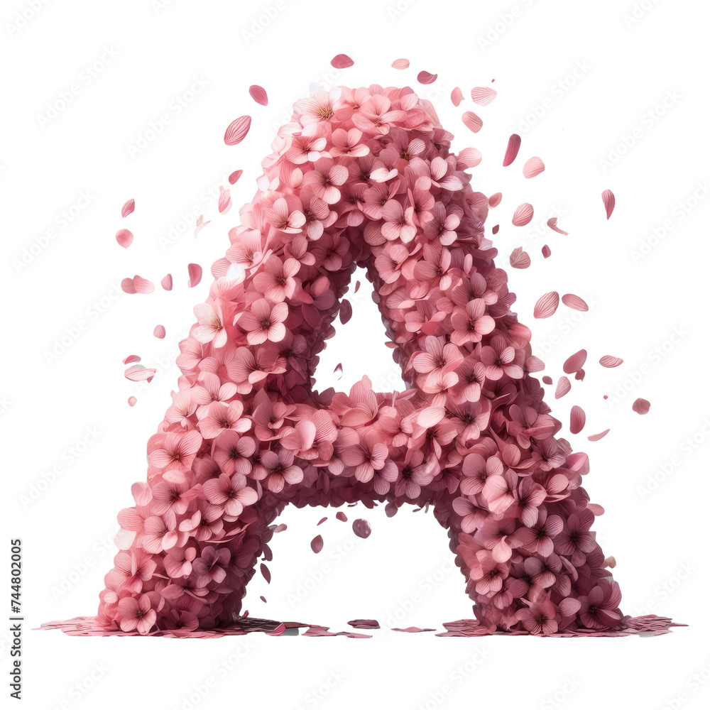 Isolated 3D Letter on a Clear PNG Canvas Generative AI Isolated 3D Letter on a Clear PNG Canvas Generative AI