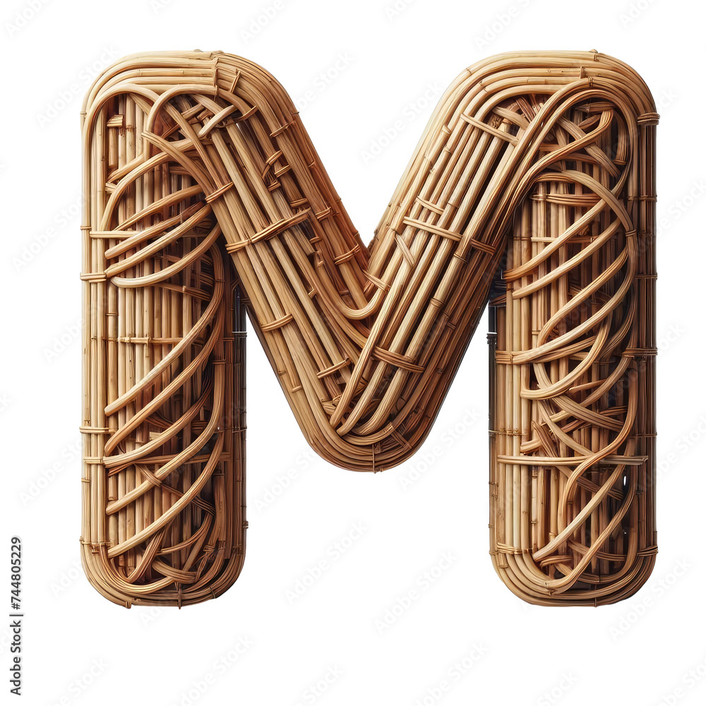 Isolated 3D Letter on a Clear PNG Canvas Generative AI Isolated 3D Letter on a Clear PNG Canvas Generative AI