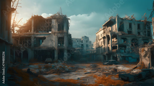  a city destroyed in the chaos of war