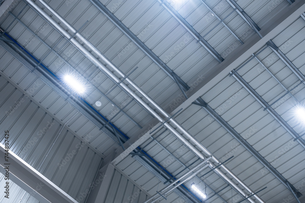 energy saving bright LED lighting - factories and industrial rooms
