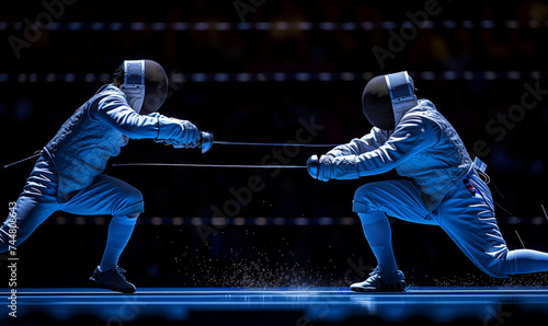 Professional fencing - Beautiful Swordsmanship skills