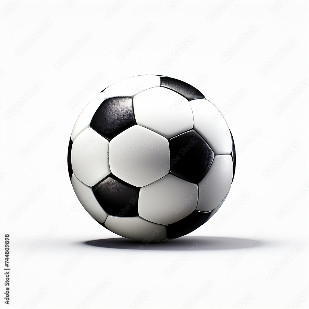 Fototapeta premium soccer ball isolated on white