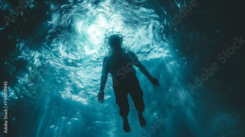 Dead body underwater © Mikolaj Niemczewski