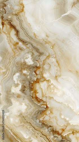 Luxury Marble Texture in ivory Colors. Panoramic Template for a Smartphone Cover or Wallpaper