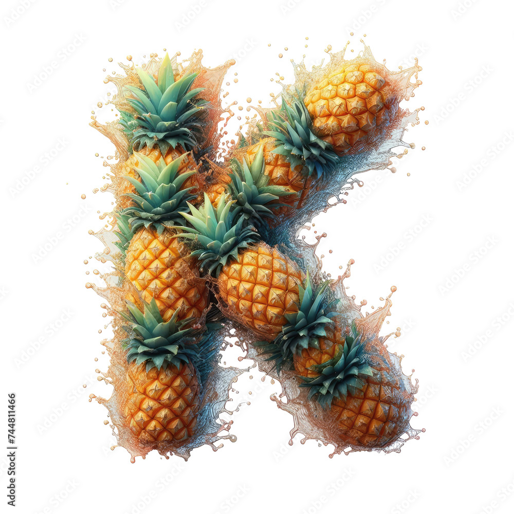 Isolated 3D Letter on a Clear PNG Canvas Generative AI Isolated 3D Letter on a Clear PNG Canvas Generative AI