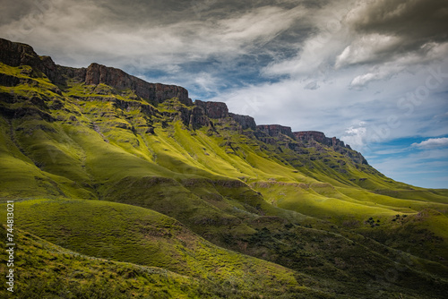 Twelve Apostles hills in Sani Pass in Drakensberg, South Africa