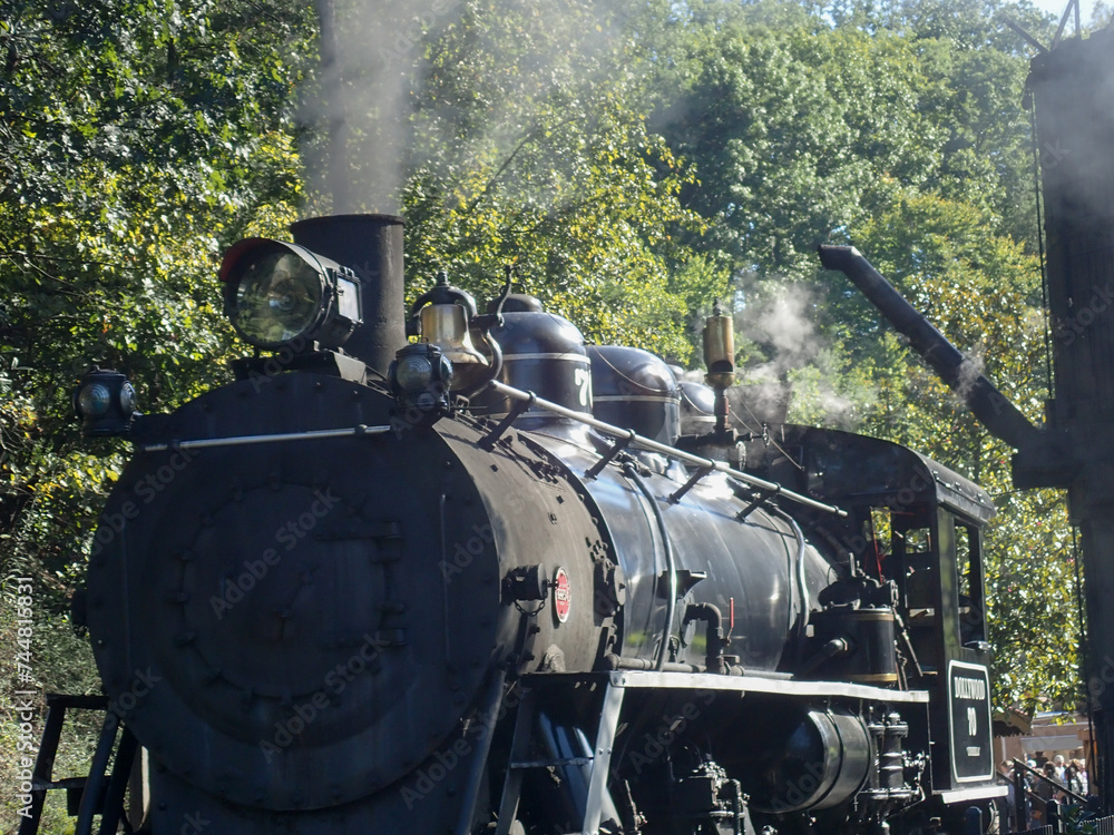 Obraz premium Steam Engine ready for a ride