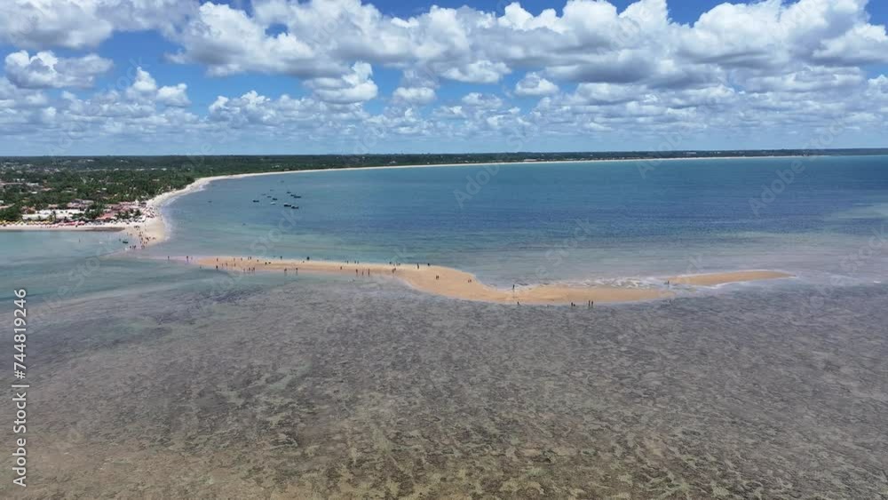 Way Of Moses At Santa Cruz Cabralia Bahia Brazil. Maritime Santa Cruz