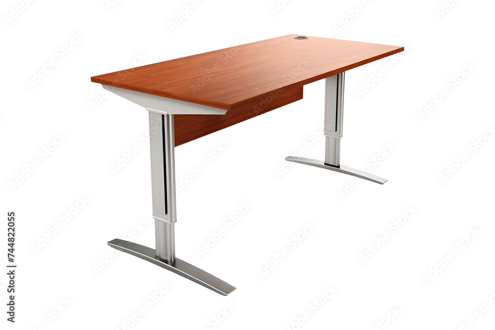 Adjustable_Computer_Desk isolated on transparent background