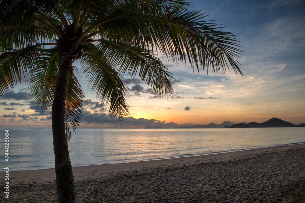 Palm Cove, sunrise at the Palm Cove Beach, Far North Queensland, Australia