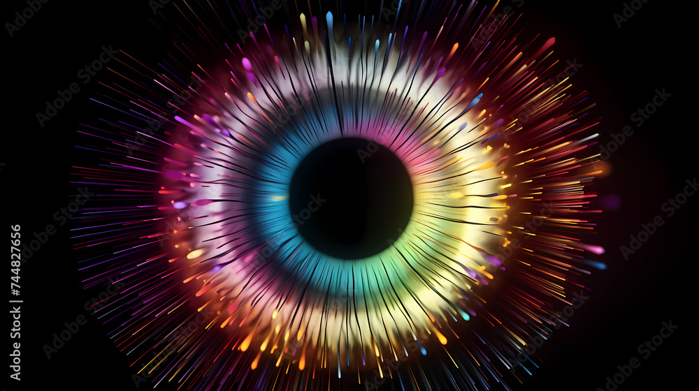 Colorful membrane of human eyes Colorful membrane of human eyes