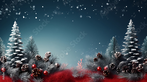 Colorful Christmas border © Derby