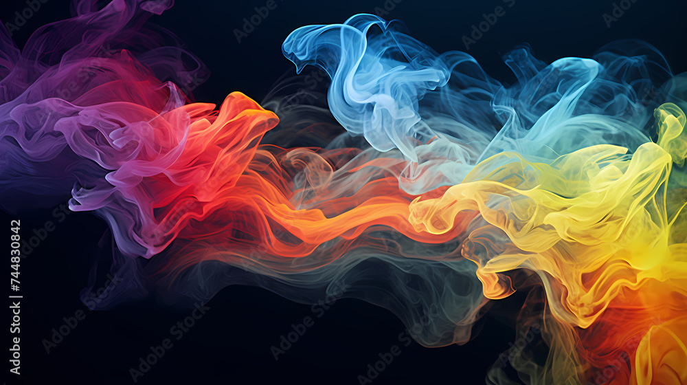 Abstract background of smoke or steam