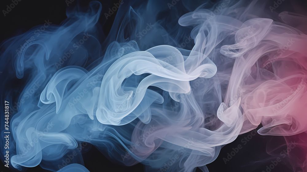 Fototapeta premium Abstract background of smoke or steam