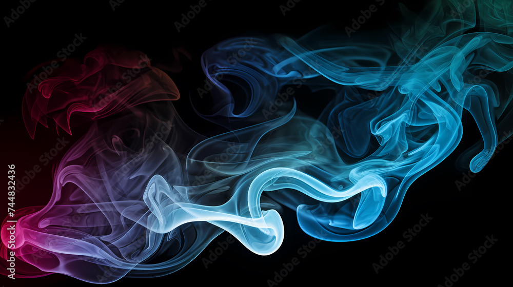 Fototapeta premium Abstract background of smoke or steam