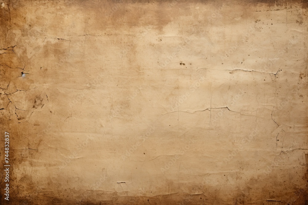 Vintage Weathered Paper Texture with Antique Distressed Detail for Background