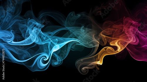 Abstract background of smoke or steam