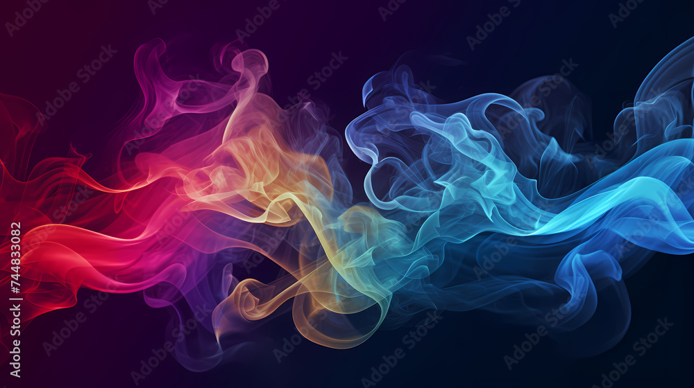 Abstract background of smoke or steam