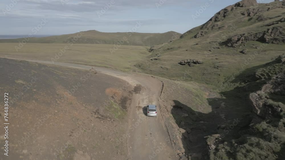 Driving through the Volcanic Landscape of Iceland's Katla Geopark Driving through the Volcanic Landscape of Iceland's Katla Geopark