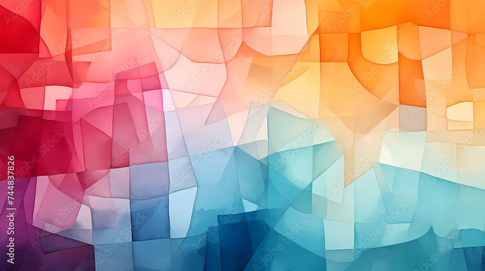 Abstract geometric cube pattern Abstract geometric cube pattern