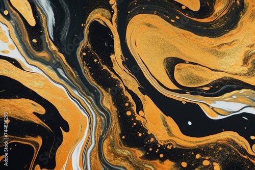 Golden swirl artistic design texture