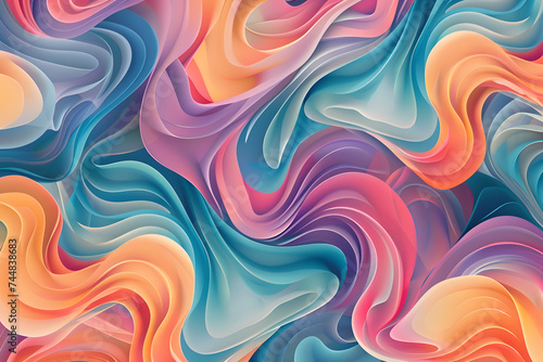 Farbexplosion der Kreativität: Lebhafte Muster als inspirierender Hintergrund photo