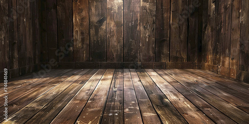 Rustic wood texture - woodsy background photo